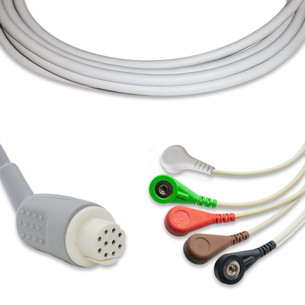 CABLE DE ECG 5 LATIGUILLOS DATEX OHMEDA
