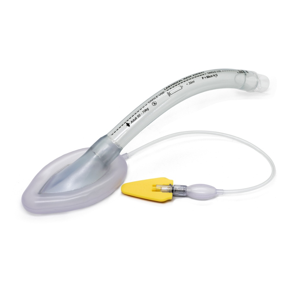 MASCARILLA LARINGEA DEL NO.4, DESECHABLE, DE PVC