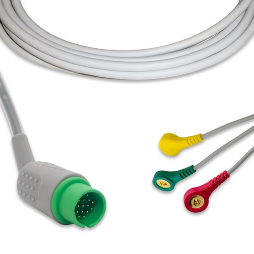 [MBB21IB3] CABLE DE ECG 3 LATIGUILLOS SPACELABS