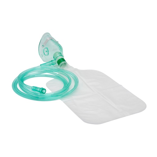 [RDX400MP] MASCARILLA CON RESERVORIO PARA OXIGENO CON TUBO, PEDIATRICA, DESECHABLE