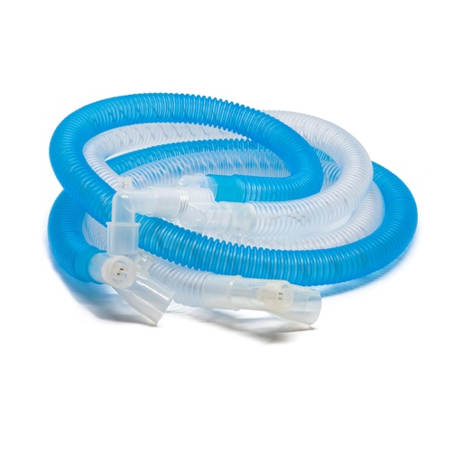 [RT15001A] CIRCUITO CORRUGADO ADULTO CALEFACTADO EN AMBAS RAMAS, 22MM X 150CM