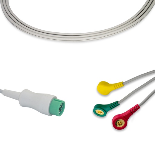 [MBD60IB3] CABLE DE ECG 3 LATIGUILLOS WALTVICK